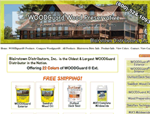 Tablet Screenshot of blairstowndistributors.com